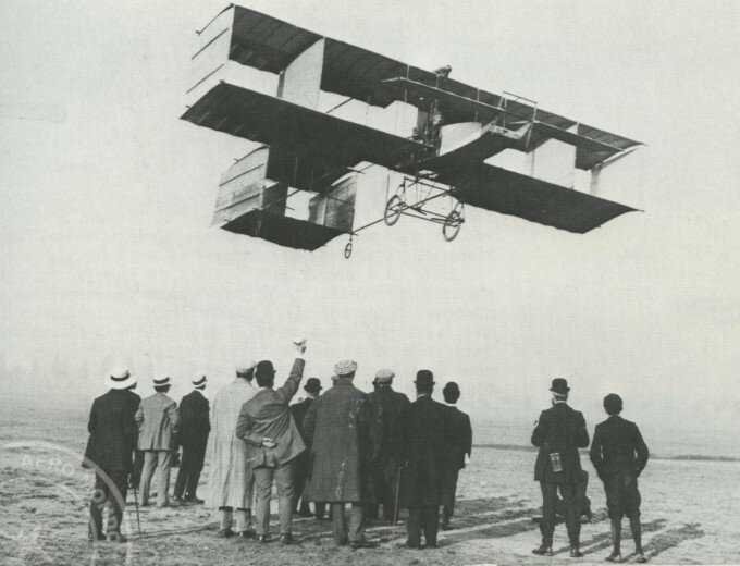 aero-mondo-biplan-voisin-pilote-delagrange
